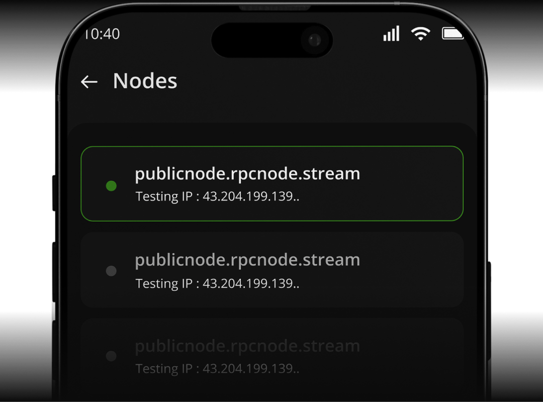 Decentralized messaging app